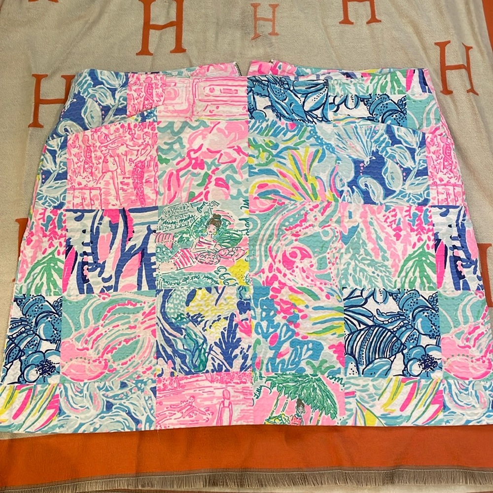 Lilly Pulitzer Multi Patter Print skirt